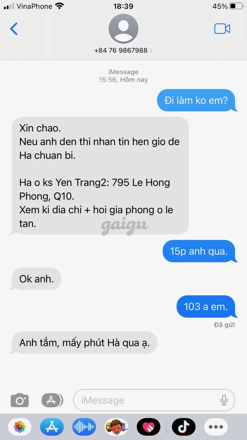 Ảnh đánh giá gái gọi
