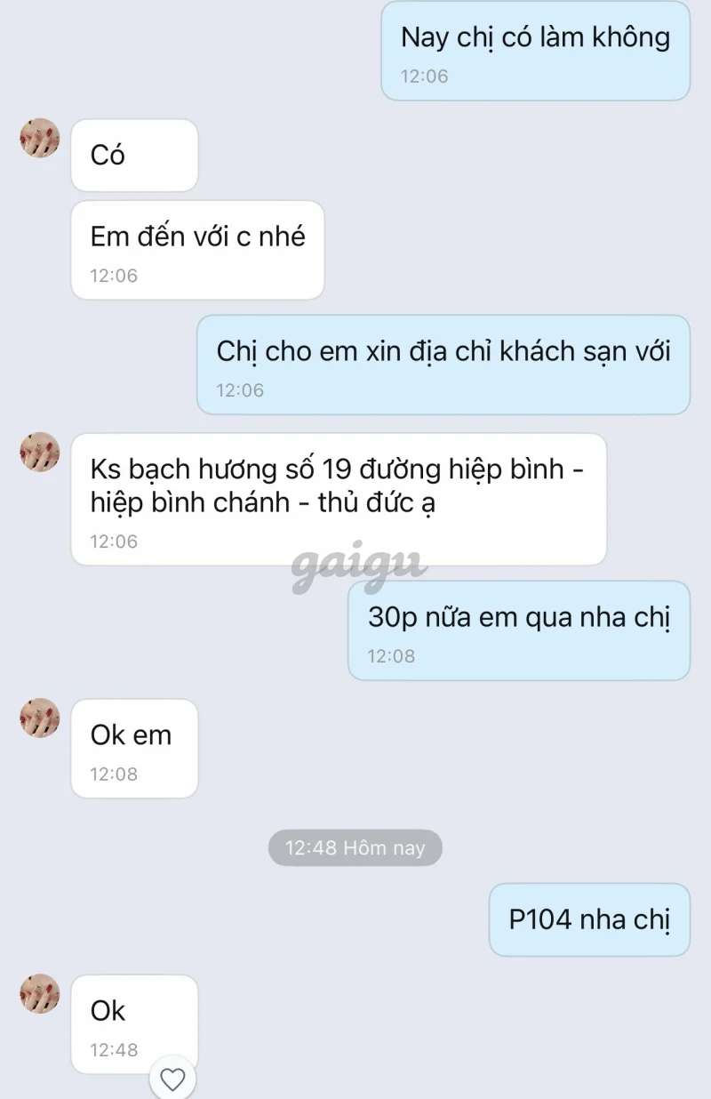 Ảnh đánh giá gái gọi
